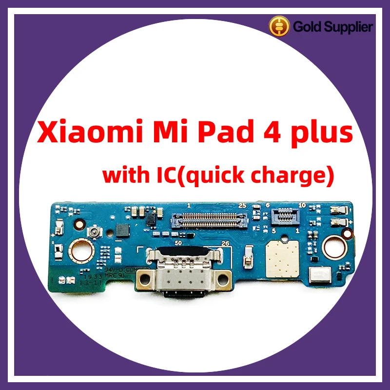 Conector de base para xiaomi Mi pad 4 plus, puerto de carga, Cable flexible, reemplazo de placa