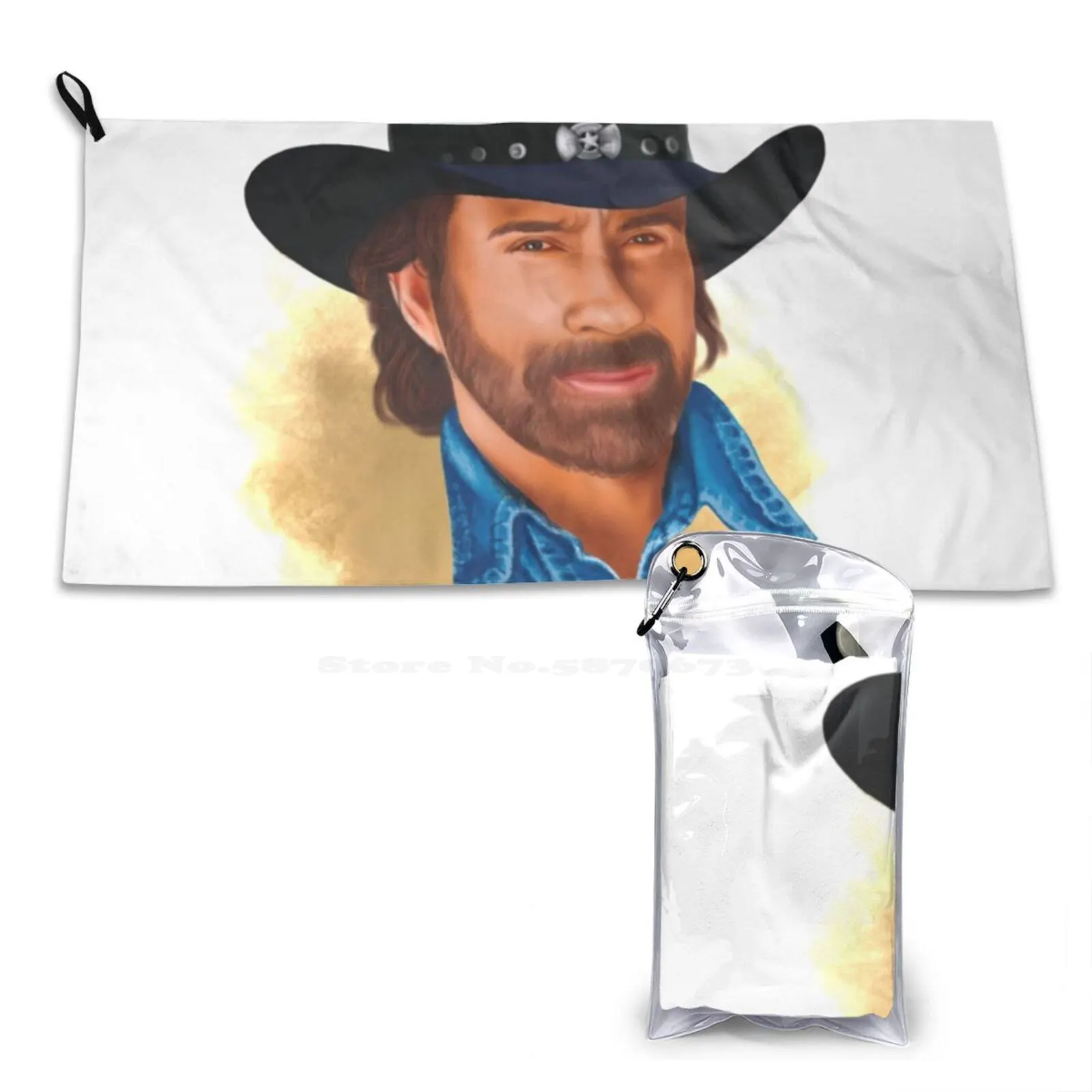 Walker Texas Ranger Custom Soft Sport Towels Home Outdoor Fanart Walkertexasranger Cowboy Farwest Sand Jeans Man