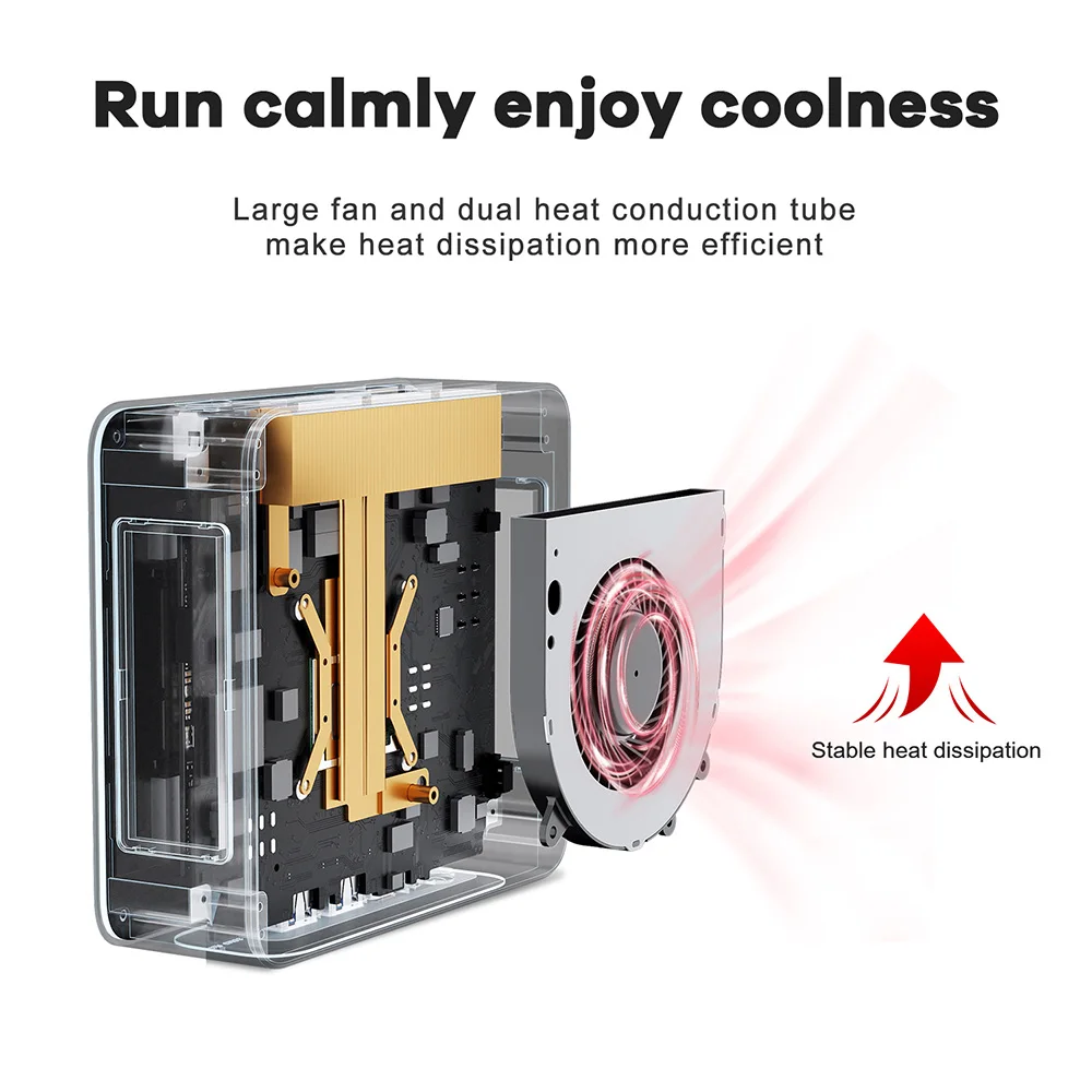 Beelink Mini PC SER5 Max AMD R7 7735HS Ryzen3 3200U R5 5500U 5625U 16G RAM 500G M.2 NVME SSD Type-C Gaming Mini Desktop Computer