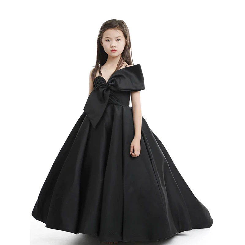 

Children's dress advanced sense studio shooting princess dress piano playing flower girl wedding suspender skirt catwalk