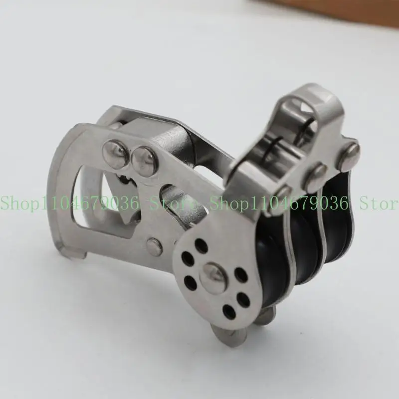 652F Rust Proof Stainless Steel Marine Pulley Corrosion Resistant For Sailboats Running Rigging And Windsurfing Applications