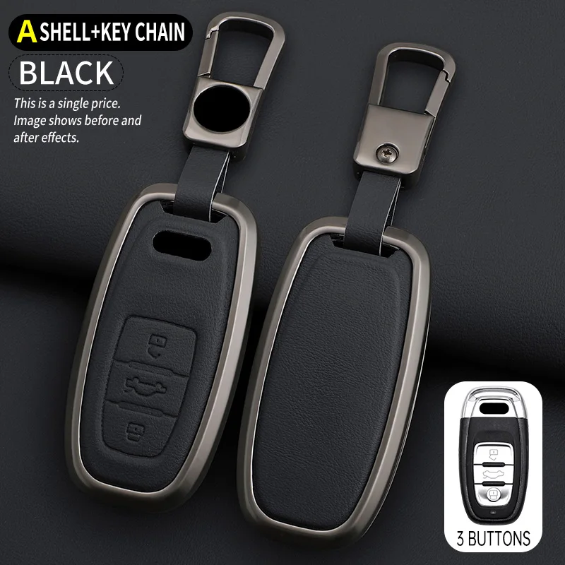 Applicable to Audi 12/13/14/15/16/17/18 A6L/Q5/A4L car high-end key bag buckle case