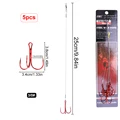 3-0 hook 20cm 5pcs