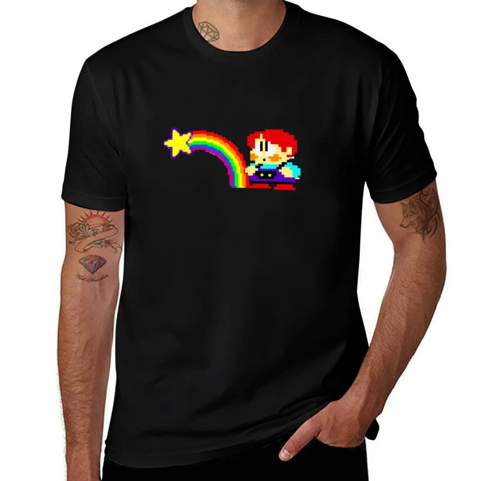 

Rainbow Islands T-Shirt t shirt custom print t shirt for man 100 percent cotton T-Shirt