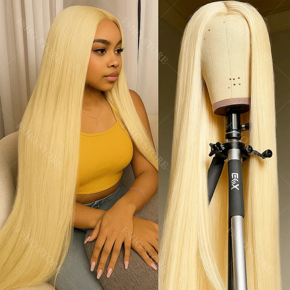 Honey Blonde 613 HD Lace Frontal Wig 13x4 Human Hair Straight Wigs for Women 200 Density Brazilian 4x4 Lace Front Glueless Wigs