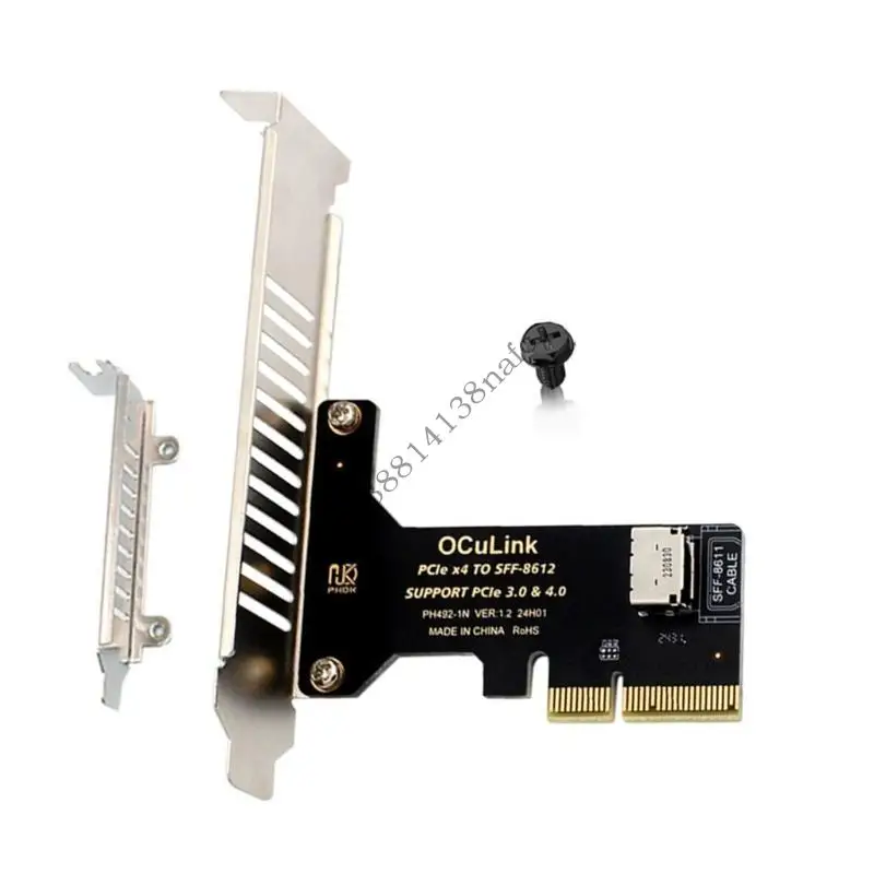 594F PCIE إلى SFF-8611 SFF-8612 بطاقة محول التوسع الخارجي