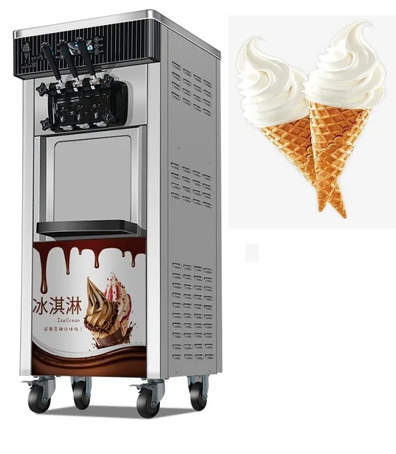

For Commercial Use Automatic Self - Cleaning Soft Serve Ice Cream Machine