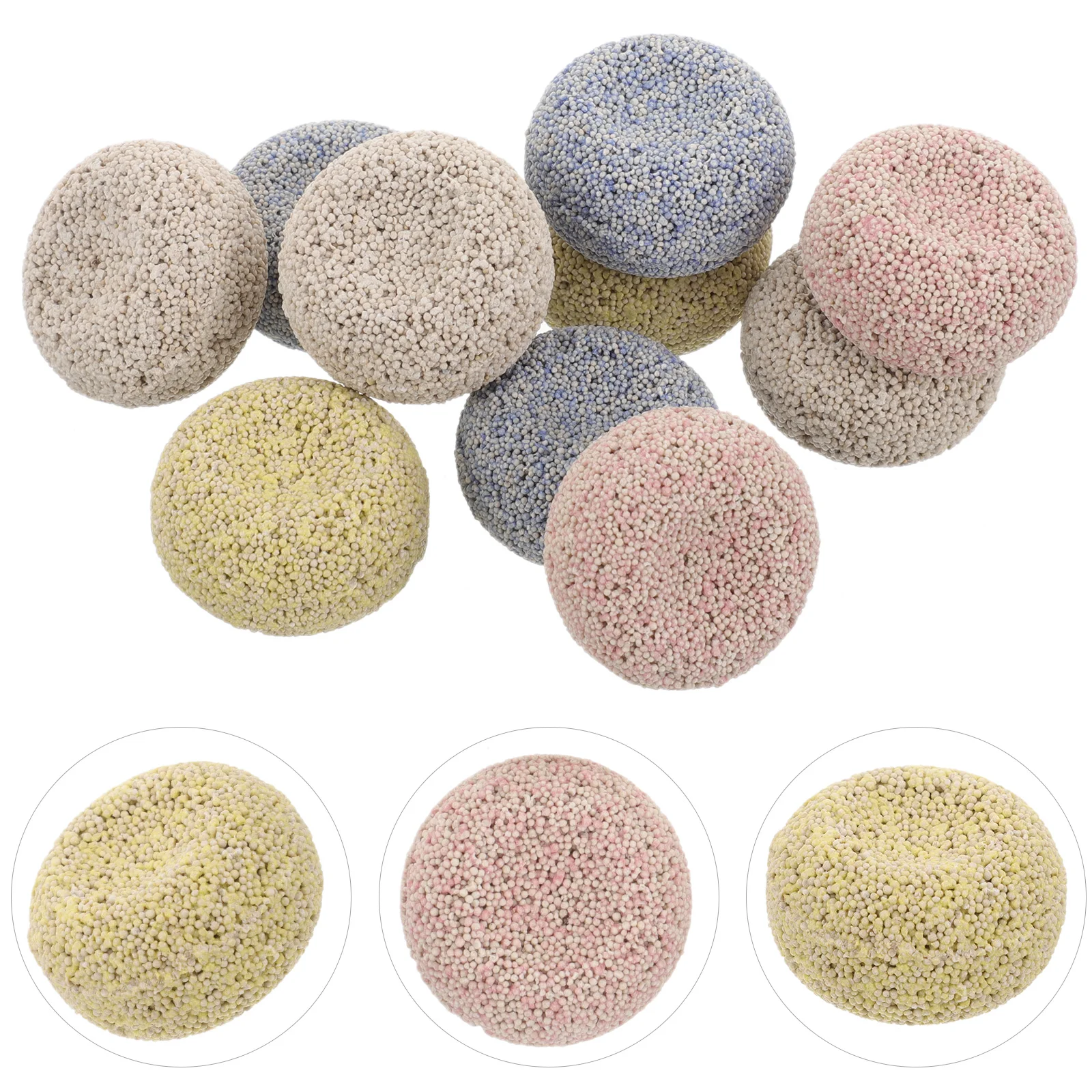 

10pcs Quartz Ball Ceramic Ring Filter Media Reusable Fish Tank Supplies Aquarium Filter Balls Nano Material Pet Goods