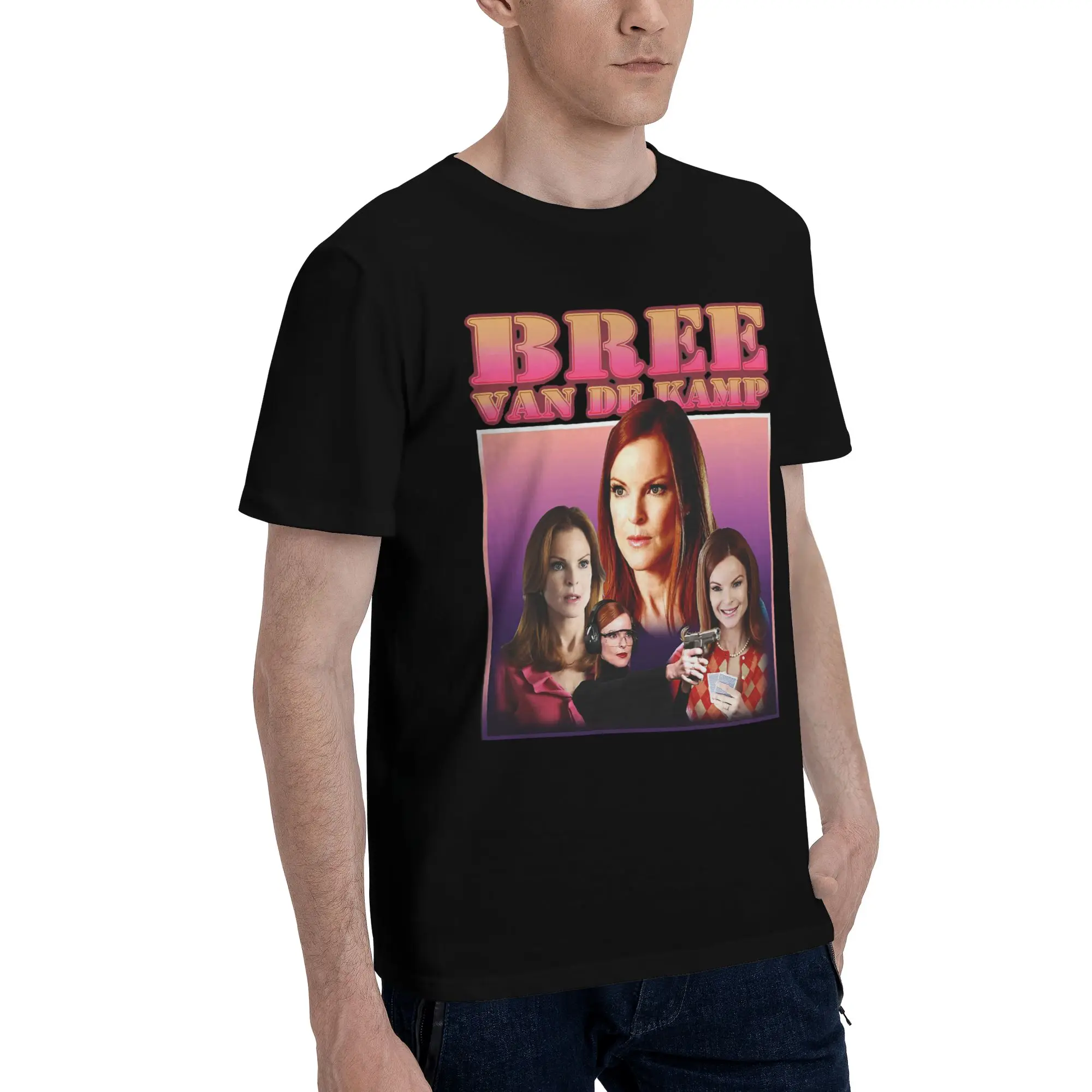 Bree Van De Kamp Homage Funny Graphic 100% Cotton T-Shirt Desperate Housewives Tops Tees For Men