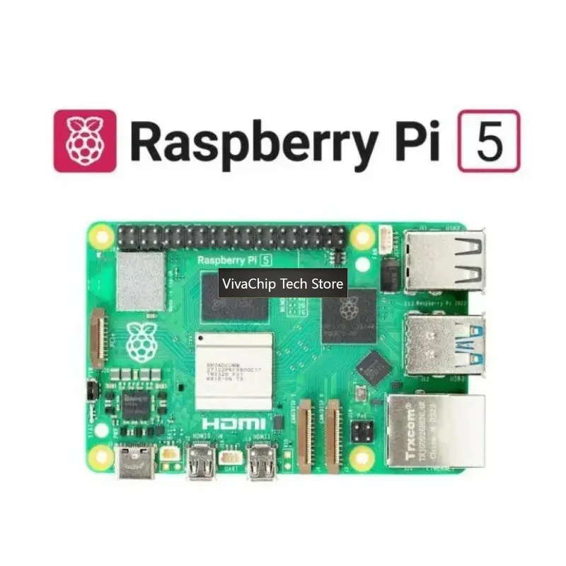 VivaCTOriginal Raspberry Pi 5 Single Board Computer Model Pi5 4GB/8GB/16GB