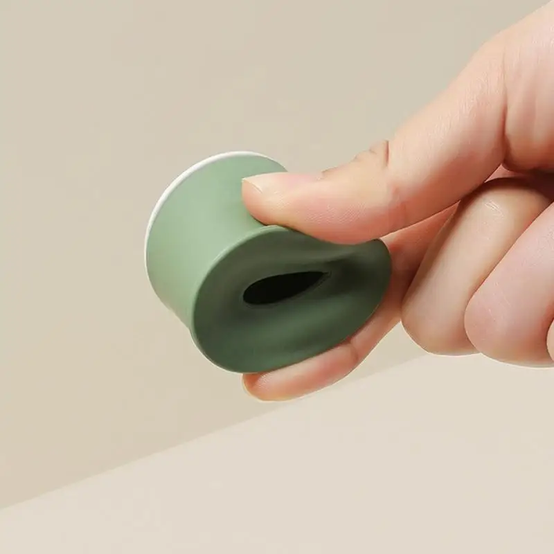 

Y1UD Wall Protectors Sturdy Silicone Door Stoppers Quick Setups Suitable for Family with Children or Pet Easy Installation