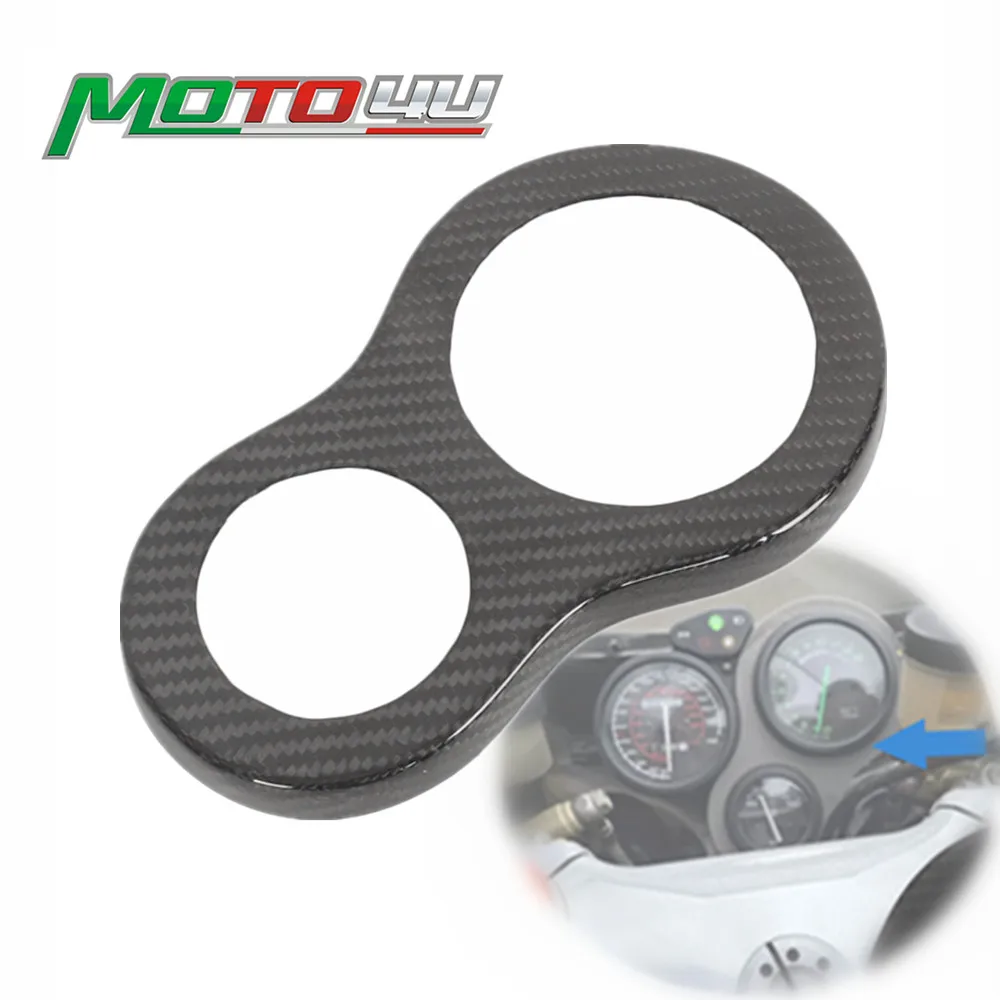 For Ducati 748 916 996 998 100% Carbon Fiber Gauge Cover Motorcycle Instrument Meter Cluster Fairing