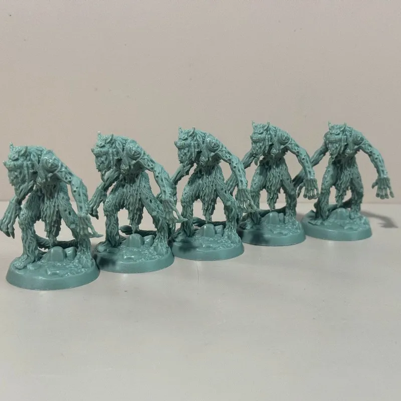 Pack 3/5pcs Wendigo Beasts Monster Solomon Kane America The New World Board Game Thumbnails Minis TRPG Kickstarter Toys