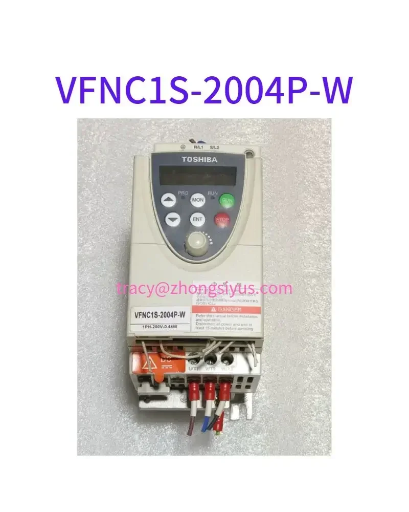 

VFNC1S-2004P-W 0.4KW inverter 220V used test OK