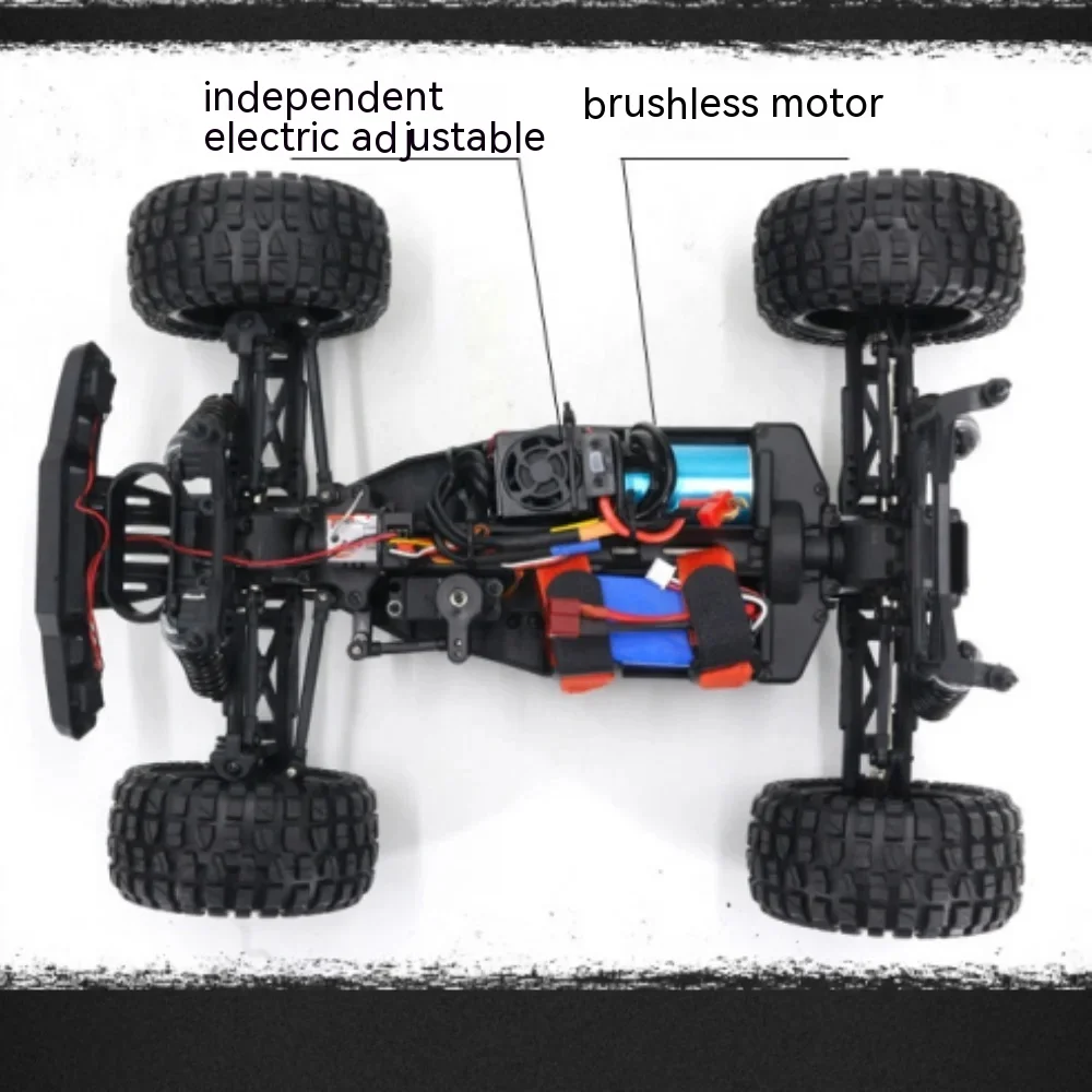 4WD RC Car 4x4 Remote Control Car Outdoor Toy Brushless Motor Monster Off-Road Vehicle Drift Racing Remote Control Toy Kids Toys