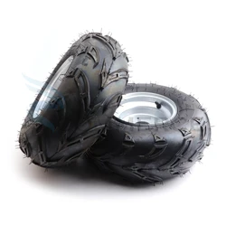 ATV 7 inch off-road wheels 16x8-7 Tubeless tire & Wheel Hub for lawn mower snow plow Buggy Quad Bike vacuum Tyre Accessories