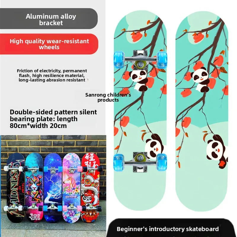 Dek Draagbaar Downhill Beginner All-Terrain Longboard Fiber Carbon Houten Skateboard Kinderen Legering Aluminium Pro Complete Street