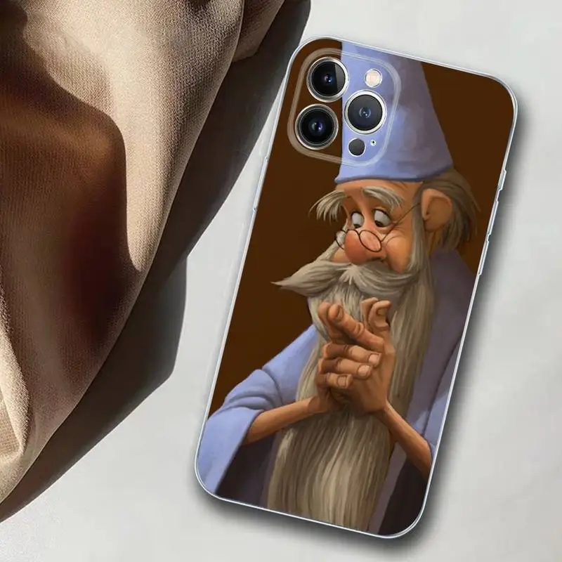 Disney Zwaard in de Steen Telefoon Case Voor iPhone 14 13 12 Mini 11 Pro XS Max X XR SE 6 7 8 Plus Zachte Siliconen Cover