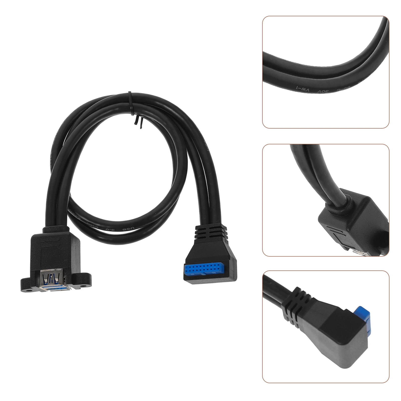 

USB Adapter Cable Header Extension Cables Extensions Accessories Motherboard Copper Kit