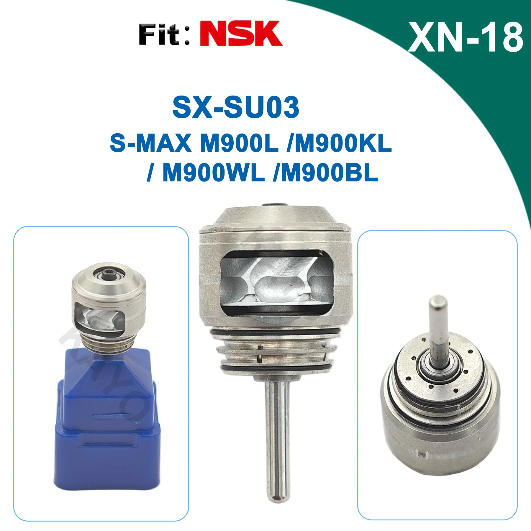 Dental Handpiece Cartridge Air Rotor Turbine Cartridge Fit NSK SX-SU03S-MAX M900L/M900KL/M900WL/M900BL Dental Lab XN-18