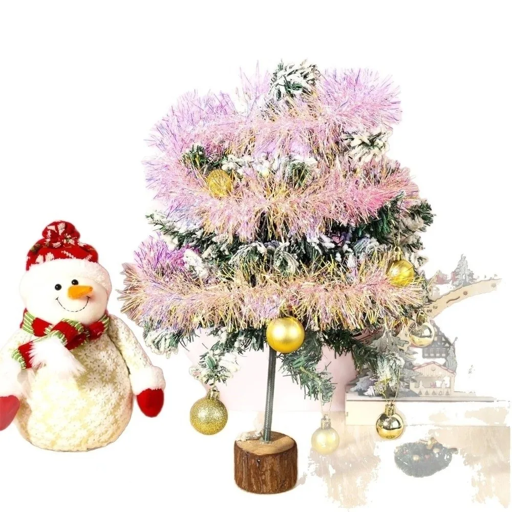 New 2M Tinsel Garland DIY Accessories Multi Scene Pink Garland Sparkling Sequined Xmas Tree Ornaments Christmas