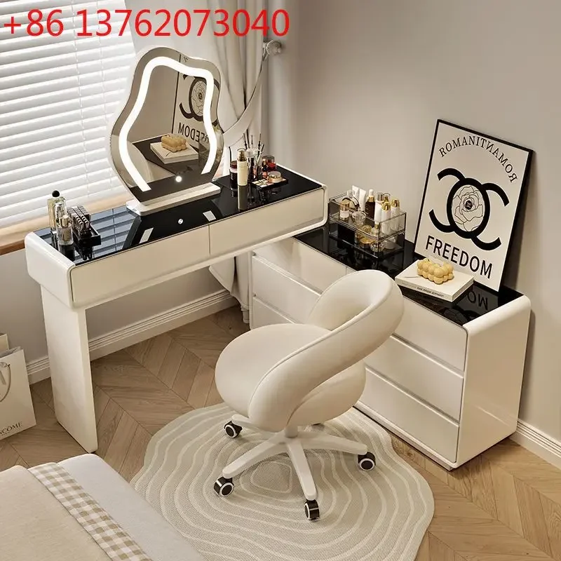 

Extremely narrow dresser creamy style bedroom modern simple chest of drawers