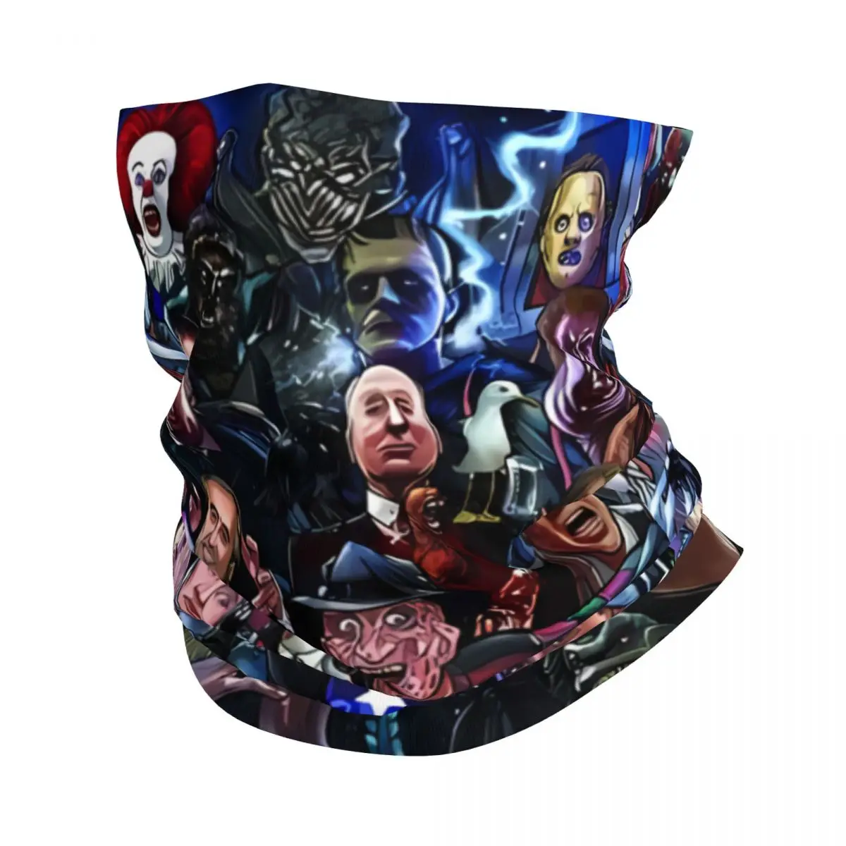 Movie Horror Thin Wrap Scarf Bandana Neck Gaiter Face Cover Headband