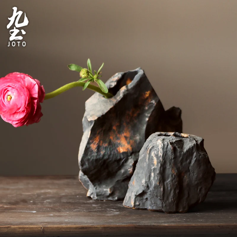 JOTO Clear Texture, Simple and Versatile Japanese Style Hand-Carved Rockery Landscape View DER0067