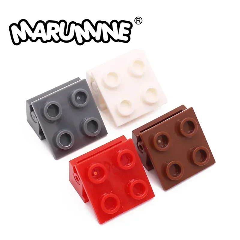 

Marumine MOC Blocks Of Constructions 3937 Hinge Brick 1x2 Base And 6134 Hinge Brick 2x2 Top Plate Educational Toys For Children