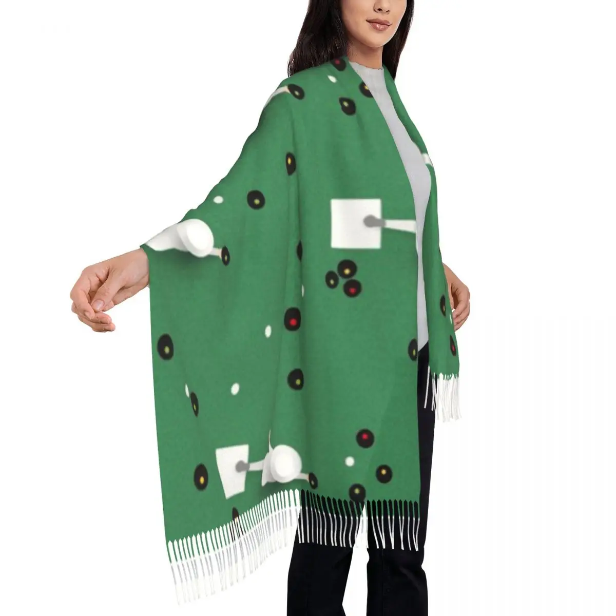 

Lawn Bowls Legends Shawl A Tassel Scarf