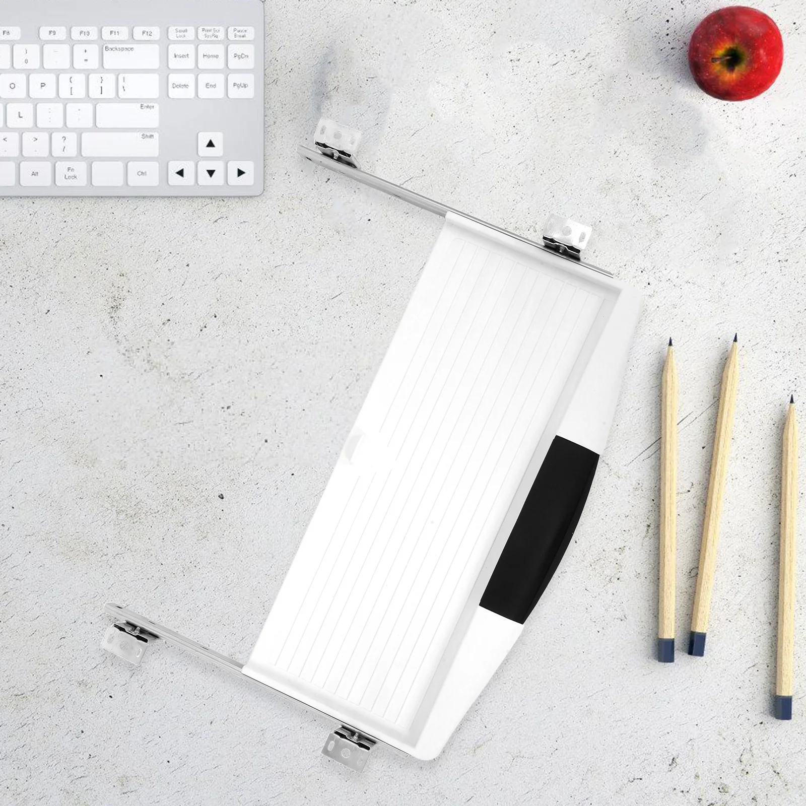 

Slide-Out Keyboard Tray Under Desk with Pen Holder - ABS Material Space-Saving Drawer Type Keyboard Platform for Home Office