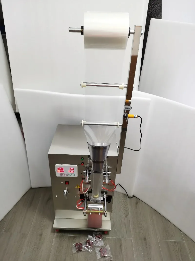 manual feeding automatic back sealing packaging machine granules food Medicinal material herbs tea bags sealing package machine