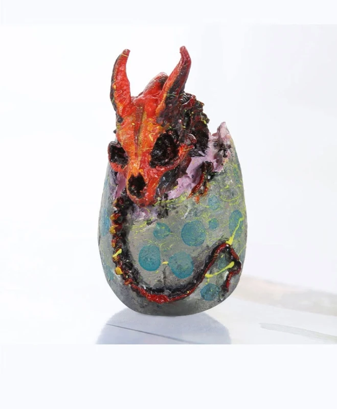 Handmade Dragon Animal Egg Resin Mold Keychain Crystal Epoxy Mould Jewelry Pendants Casting Mold DIY Crafts Casting Mold