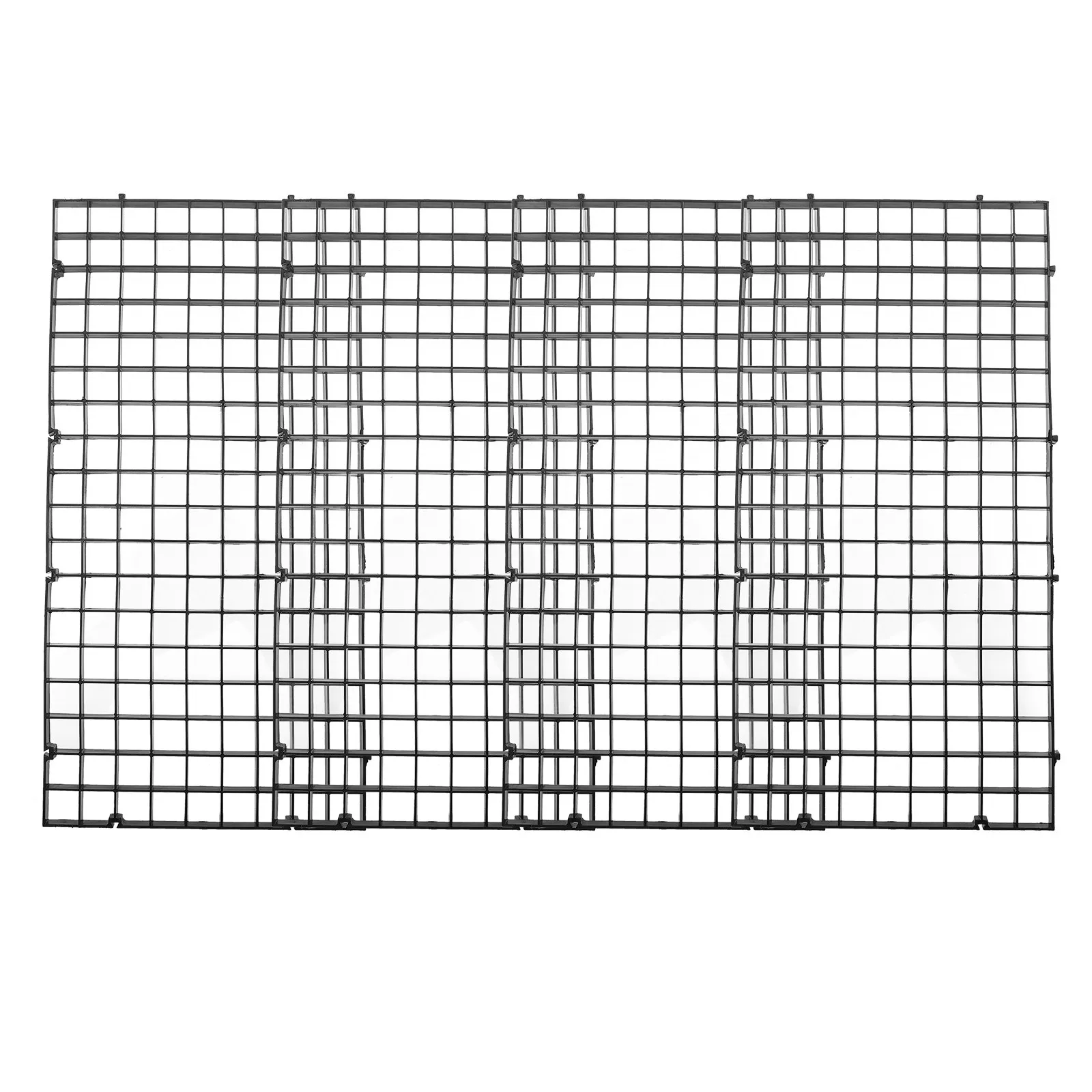 10Pcs Aquarium Divider Tray Plastic Fish Tank Separator Grid Panel Breeding Isolation Filter Bottom Supplies Fish Tank Filter