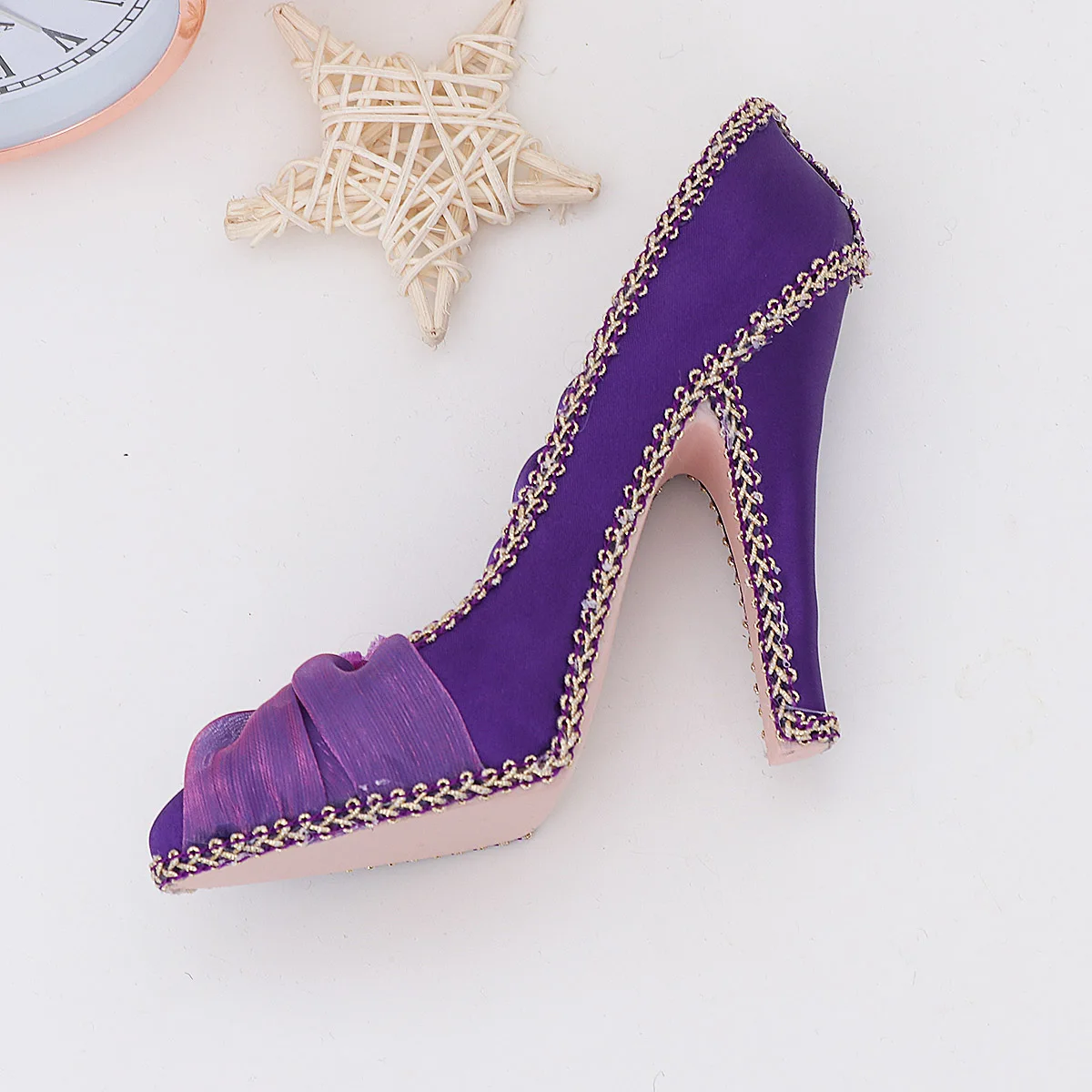 

High Heeled Shoe Jewelry Display Stand Organizer Storage Rack for Earrings Rings Durable Stylish Gift Home Decor