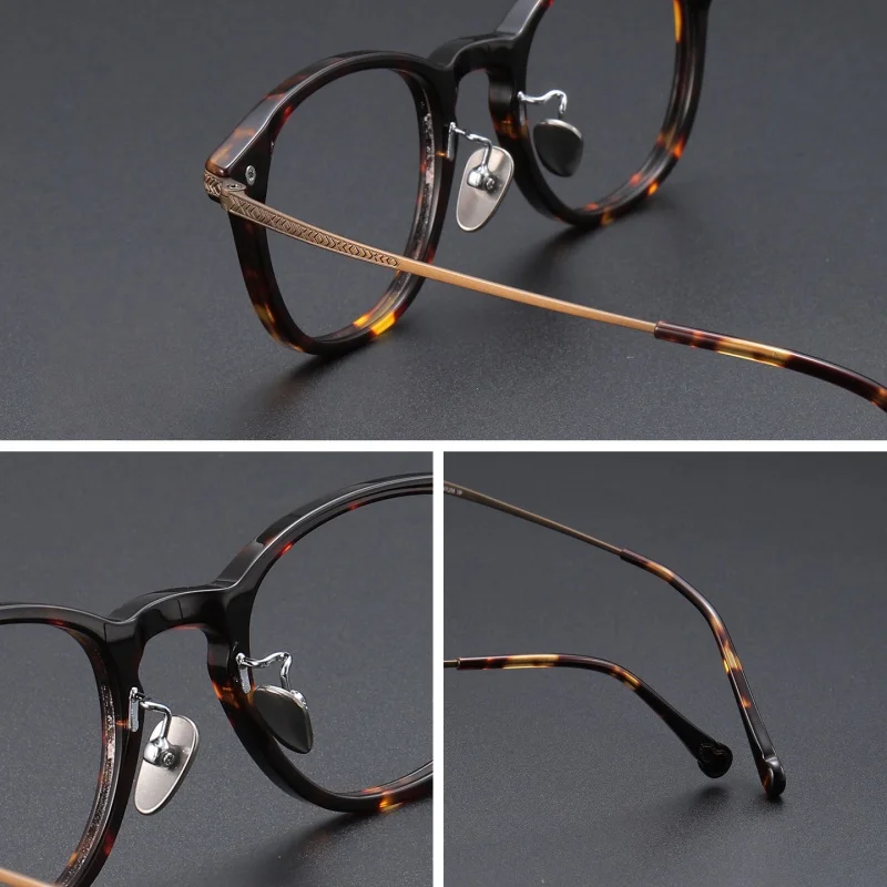F.DRACON جديد إطار نظارات من التيتانيوم ريترو مربع للرجال والنساء إطار نظارات لوحة وصفة طبية بصرية fFrame N-401