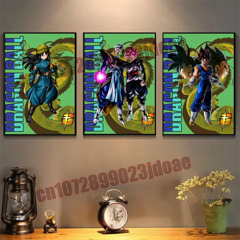 

Dragon Ball Goku Vegeta Master Roshi Zamasu Classic Poster Photography Background Wall Decoration Mural Painting Children's Gift