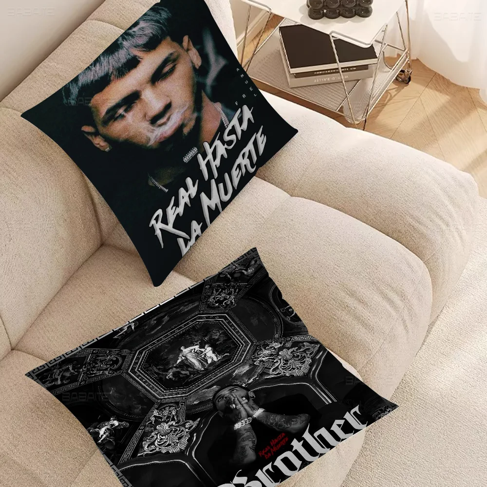 

Hip Hop Rapper Anuel AA Cushion Cover 30x50 Polyester Sofa Cushions Decorative Throw Pillows Home Decoration Pillowcover