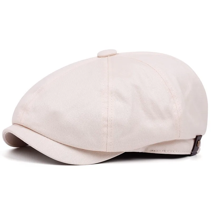Men's Solid Color Retro Beret Hats with Elegance for Autumn and Winter Wear Suitable for Daily Work Leisure and Street Wear