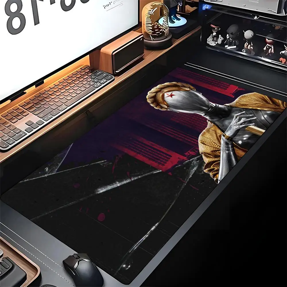 

Коврик для мыши A-Atomic Hearts Gaming Locking Edge, большой коврик для компьютерного геймера, большой резиновый художественный коврик для мыши, коврик для ноутбука, дня рождения, стола