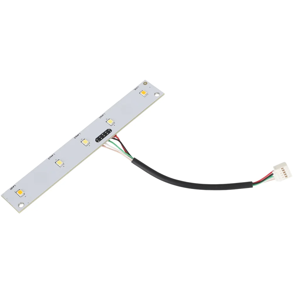 

5-pin Connector White E-scooter Headlight High-intensity LEDs Abrasion Resistant Easy Installation Lightweight