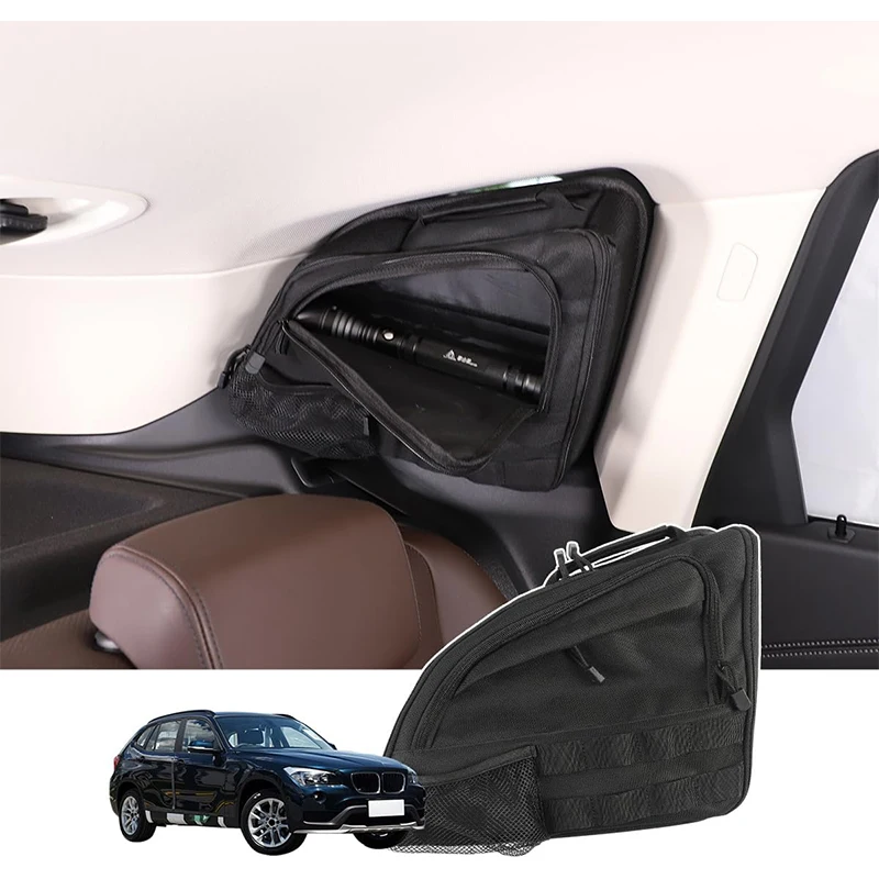 

Car Trunk Window Side Storage Bag Large Capacity Multi-Pockets Cargo Bag For BMW X1 U11 2023-2024 Stowing Tidying Accessories