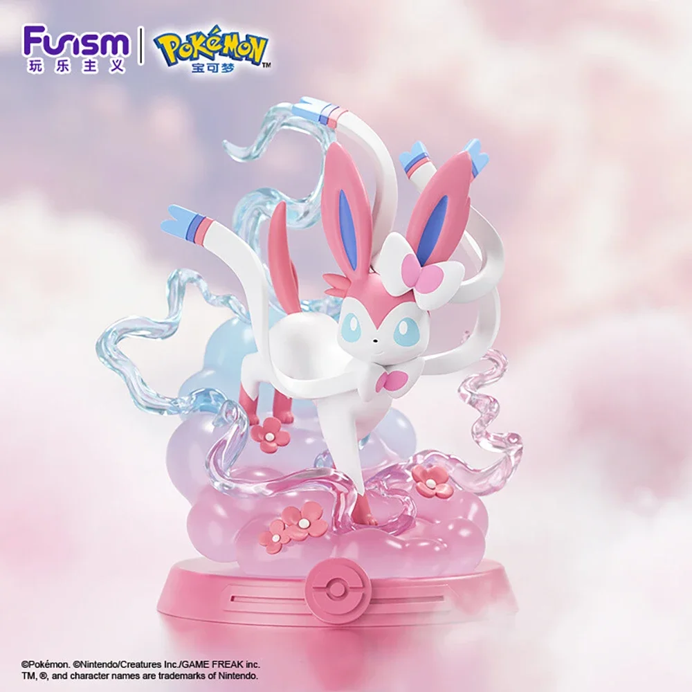 Jouets modèles à collectionner, figurines à collectionner originales, jouets en stock de concepisme, Eeveelution Eevee Vaporeon Espeon Umbreon Leafeon SylLion, cadeaux chauds, 2024