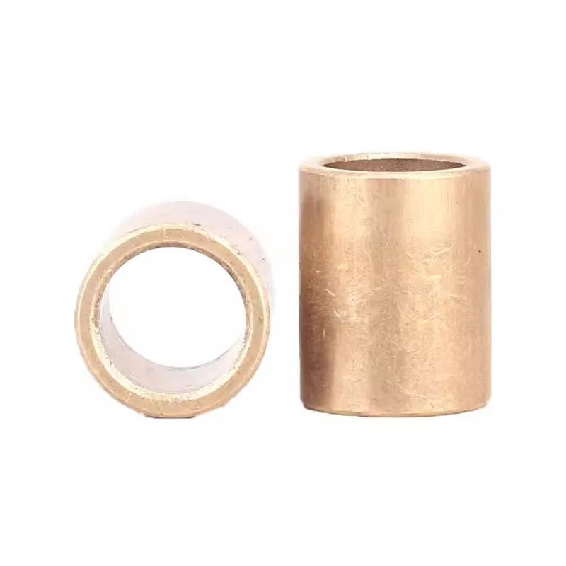 10Pcs/lot ID 3/4/5mm Powder Metallurgy Oil Brass Bushing Self-Lubricating Bearing Guide Sleeve Precision Copper Base Bearing