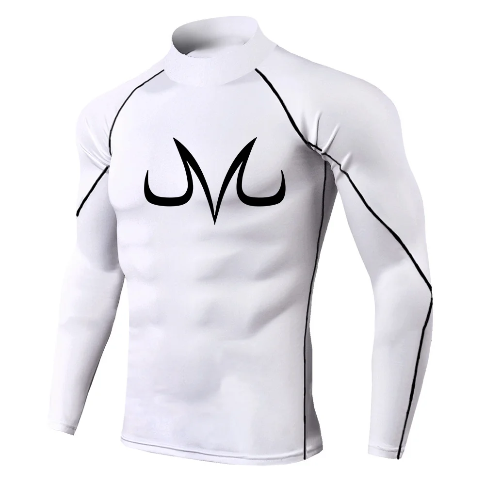 Dragon Ball Anime Compression Shirt Men Fitness Gym Stretch Breathable Sport Tights Outdoor Running Long Sleeve Sun Protection view 3