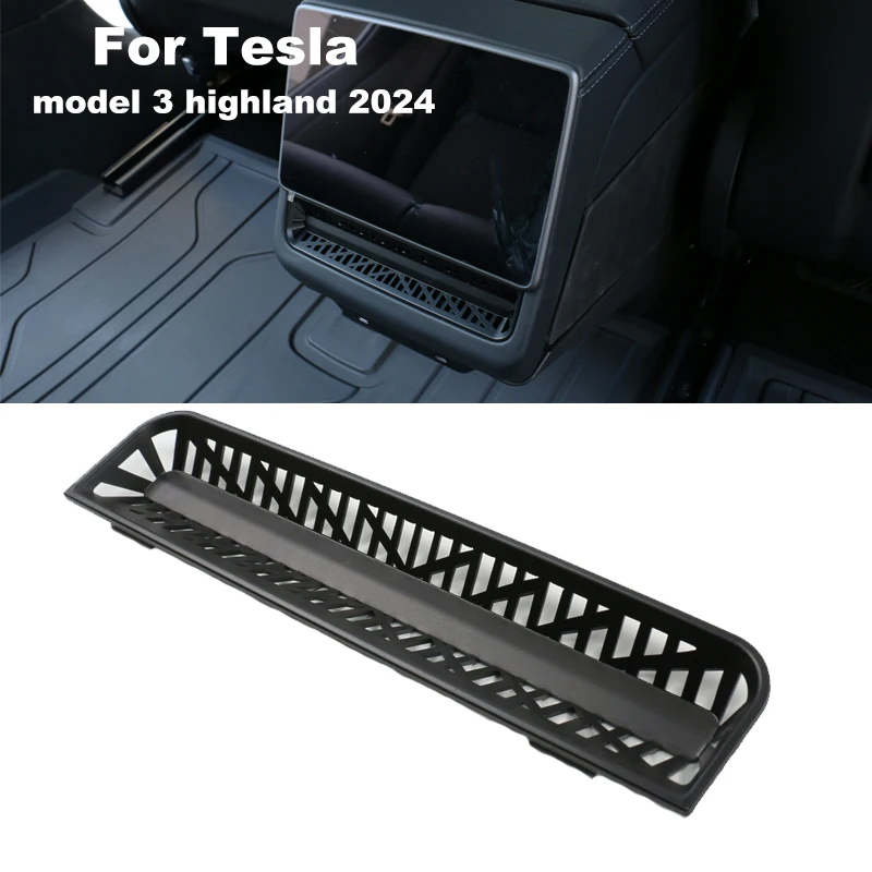 Eco-friendly ABS Rear Air Outlet Cover Air Conditioning Vent Protective Covering For Tesla Model 3 Highland 2024