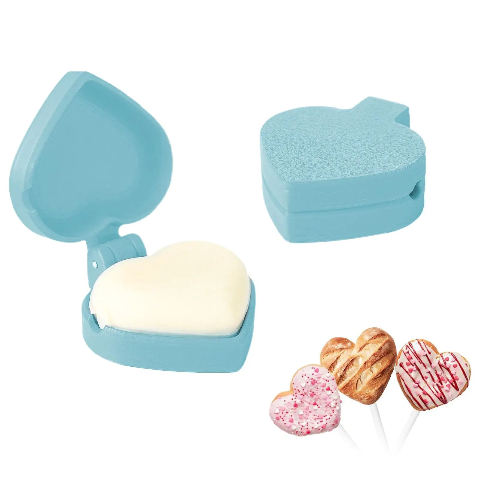 Molde Pop para pastel, molde de prensa redondo para pastel Pop, fácil liberación, ayuda para hacer postres, arcilla suave, Chocolate, bolas de arroz, galleta Mochi