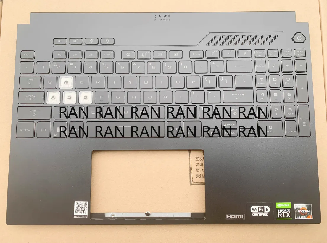 For ASUS TUF Gaming FX507 FA507 FX507Z A15 F15 Palmrest with Backlit Keyboard -