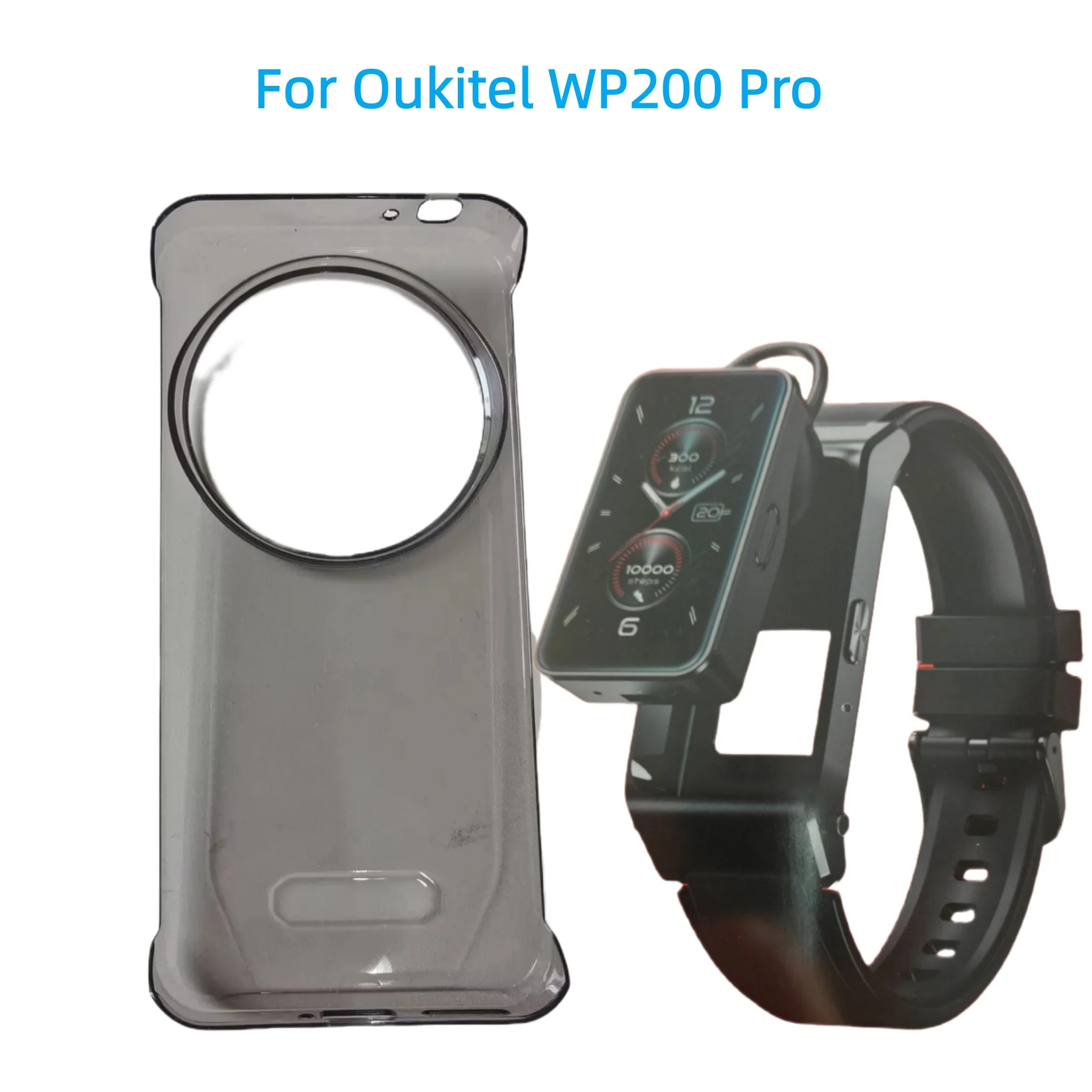 New Original For Oukitel WP200 PRO Cell Phone Case Hard Cover Soft Transparent With BT11 Smart Watch AMOLED Display