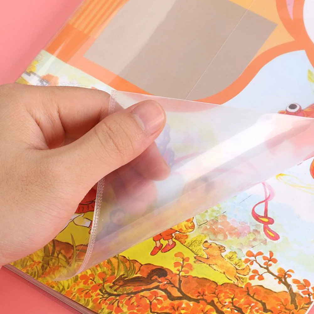 Clear Exercício Livros Covers, Proteção Total, All Around, Wrapper para livros didáticos